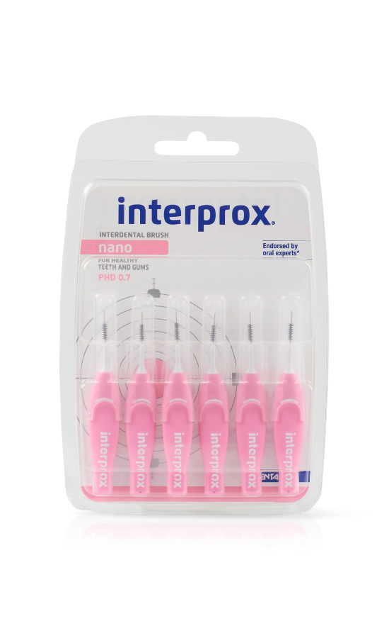 Interprox Premium nano 1,9mm 6 stuks (roze)