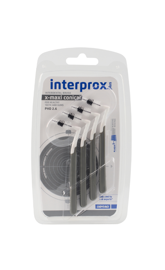 Interprox plus X-maxi 4.5-9.0mm 4 stuks (grijs)