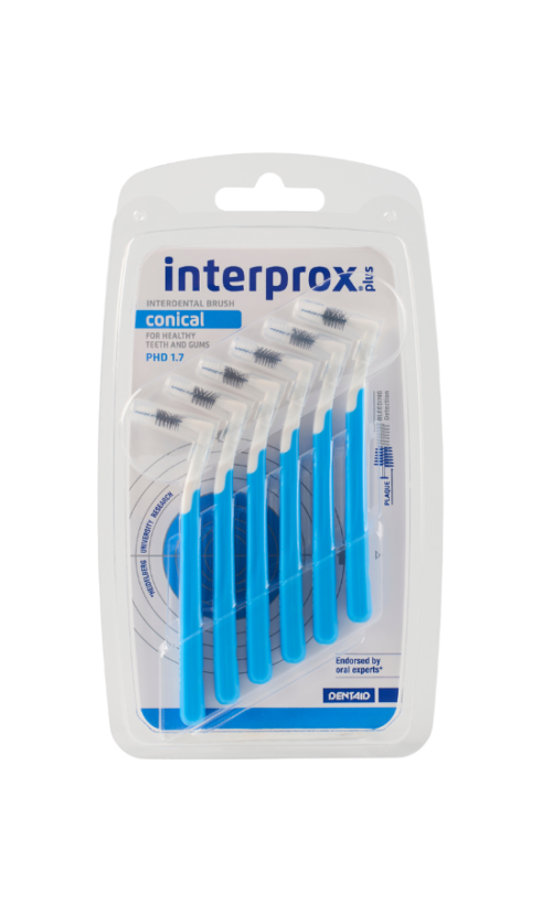 Interprox plus conisch 3.5-6 mm 6 stuks (blauw)