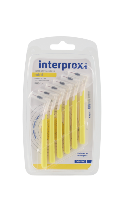 Interprox plus mini 3 mm 6 stuks (geel)