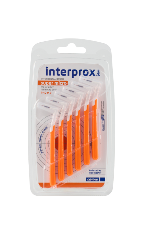 Interprox plus super micro 2 mm 6 stuks (oranje)