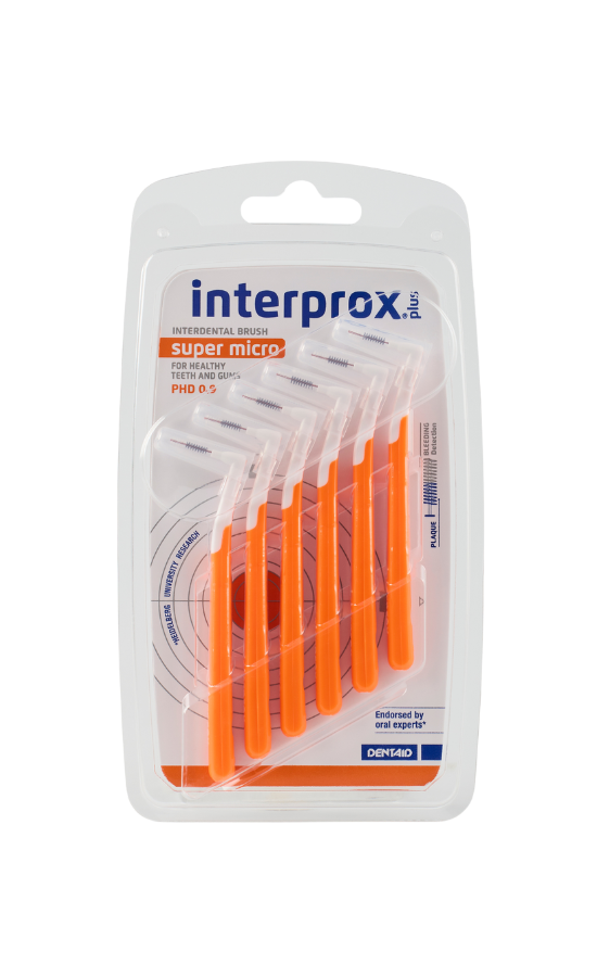 Interprox plus super micro 2 mm 6 stuks (oranje)