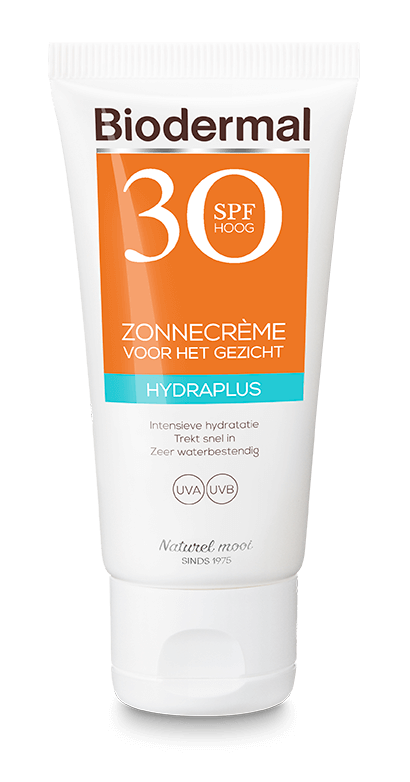 Zonnecreme gezicht hydraplus SPF30 50 ml Biodermal