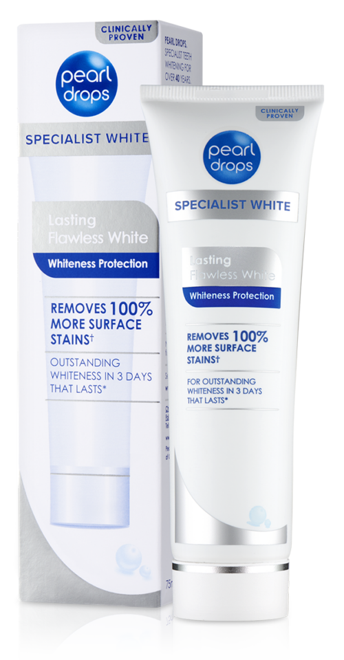 Lasting Flawless White tandpasta 50 ml Pearldrops