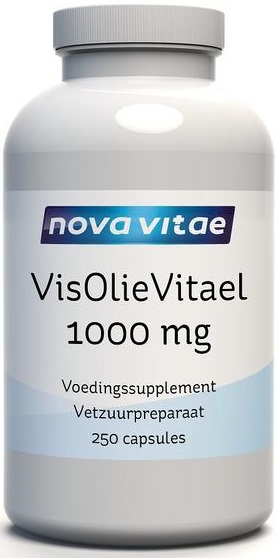 Visolie vitael 1000mg (zalmolie) 250 capsules Nova Vitae