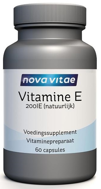 Vitamine E 200IU 60 capsules Nova Vitae