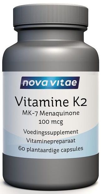 Vitamine K2 100mcg menaquinon 60 vegi-caps Nova Vitae