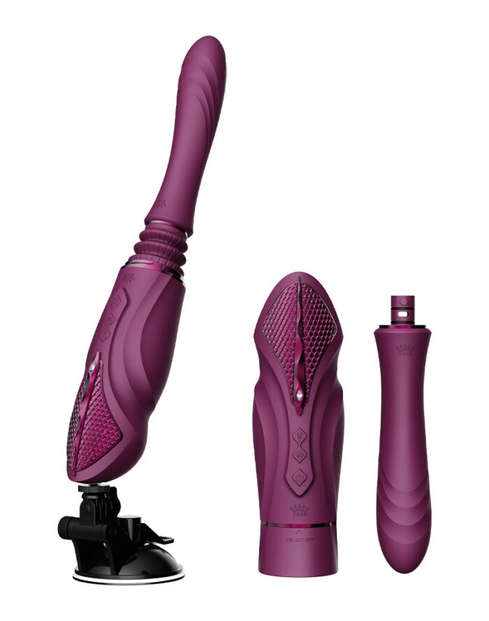 ZALO - Sesh Verwarmende Vibrator met Afstandsbediening Paars