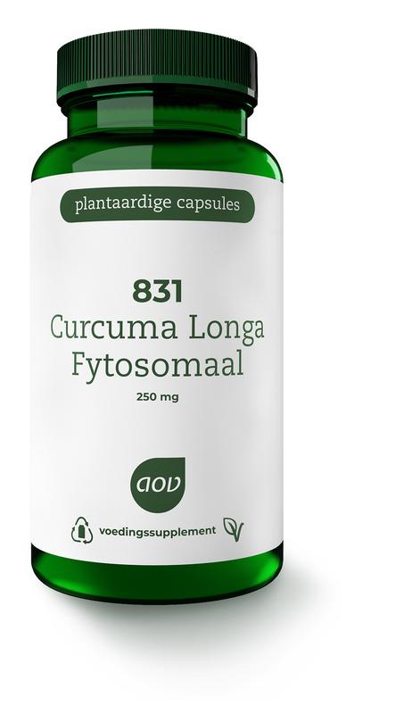 831 Curcuma longa fytosomaal 60 vegicapsules AOV