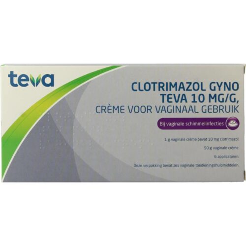 Clotrimazol gyno 10mg creme 50 gram Teva