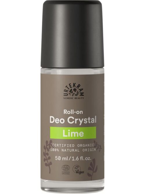 Deodorant crystal roll on limoen 50 ml Urtekram