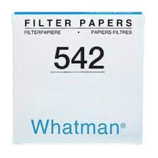 Filterpapier klasse 542 rond 12,5 cm 100 stuks Whatman