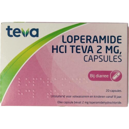 Loperamide 121CL 2 mg 20 capsules Teva