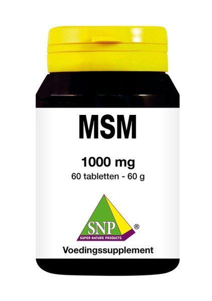 MSM 1000 mg 60TABL SNP