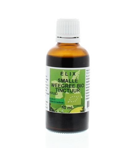 Plantago lanc / smalle weegbree tinctuur bio 50 ml Elix