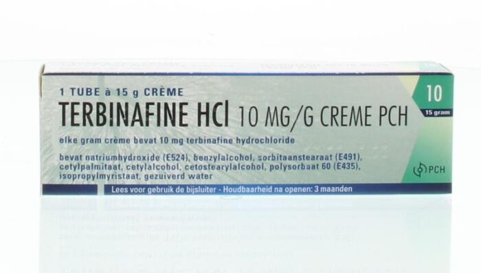 Terbinafine creme 10 mg 15 gram Teva