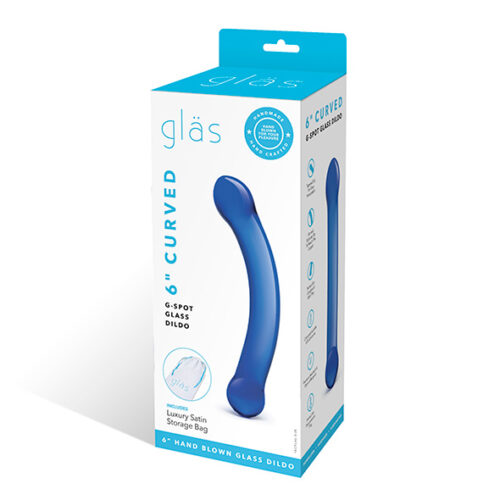 Glas - Curved G-Spot Glazen Dildo