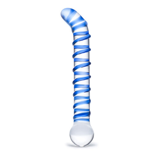 Glas - Mr. Swirly G-Spot Glazen Dildo