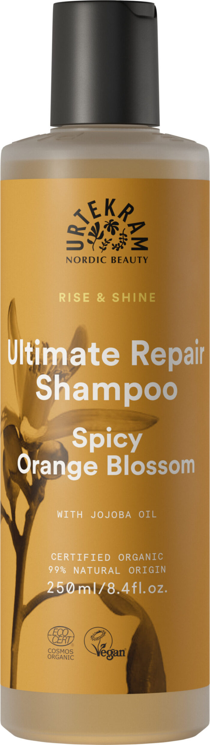 Rise and shine spicy orange shampoo 250 ml Urtekram