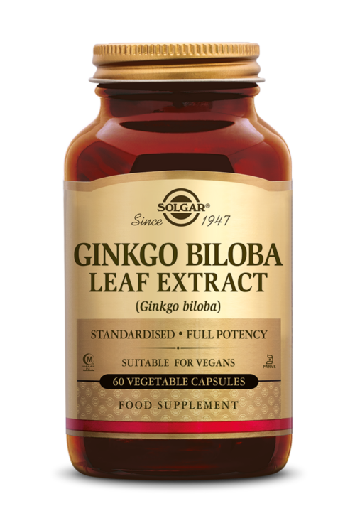 Ginkgo biloba leaf extract 60 capsules Solgar