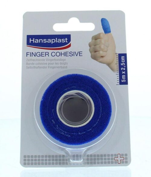 Hansaplast Cohesive finger tape blauw 1 stuks