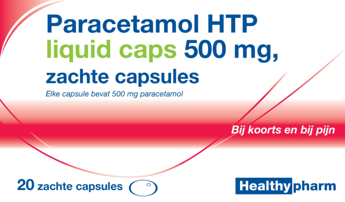 Paracetamol 500 mg Liquid caps 20 Healthypharm