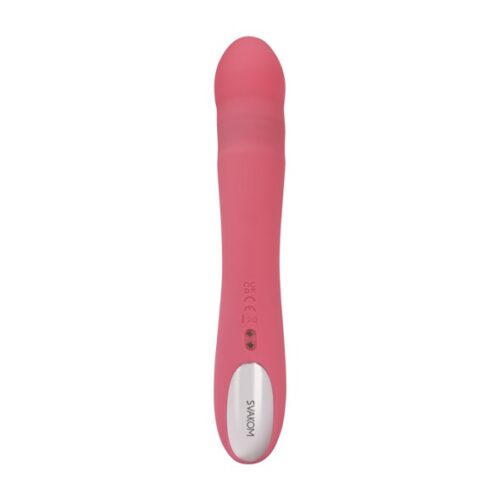 Avery powerfull thrusting vibrator aarbei roze Svakom