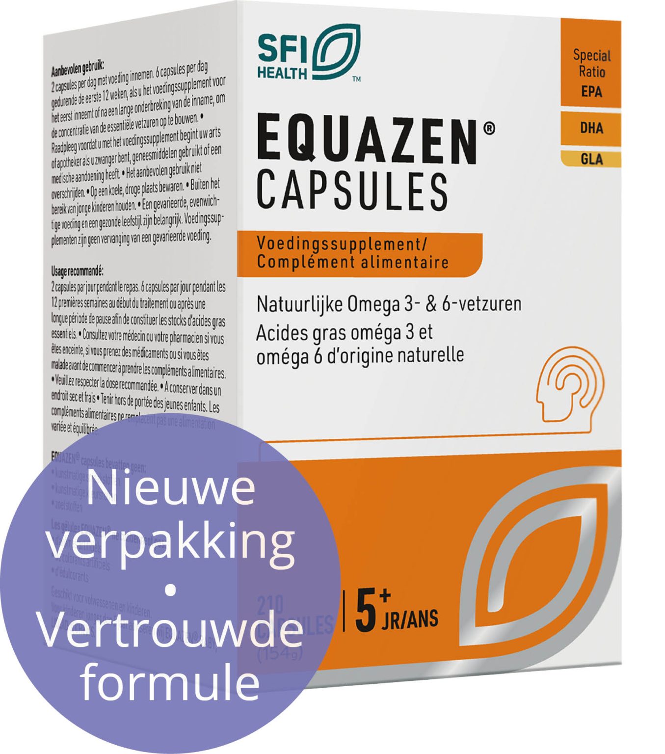 Equazen capsules omega 3- & 6-vetzuren