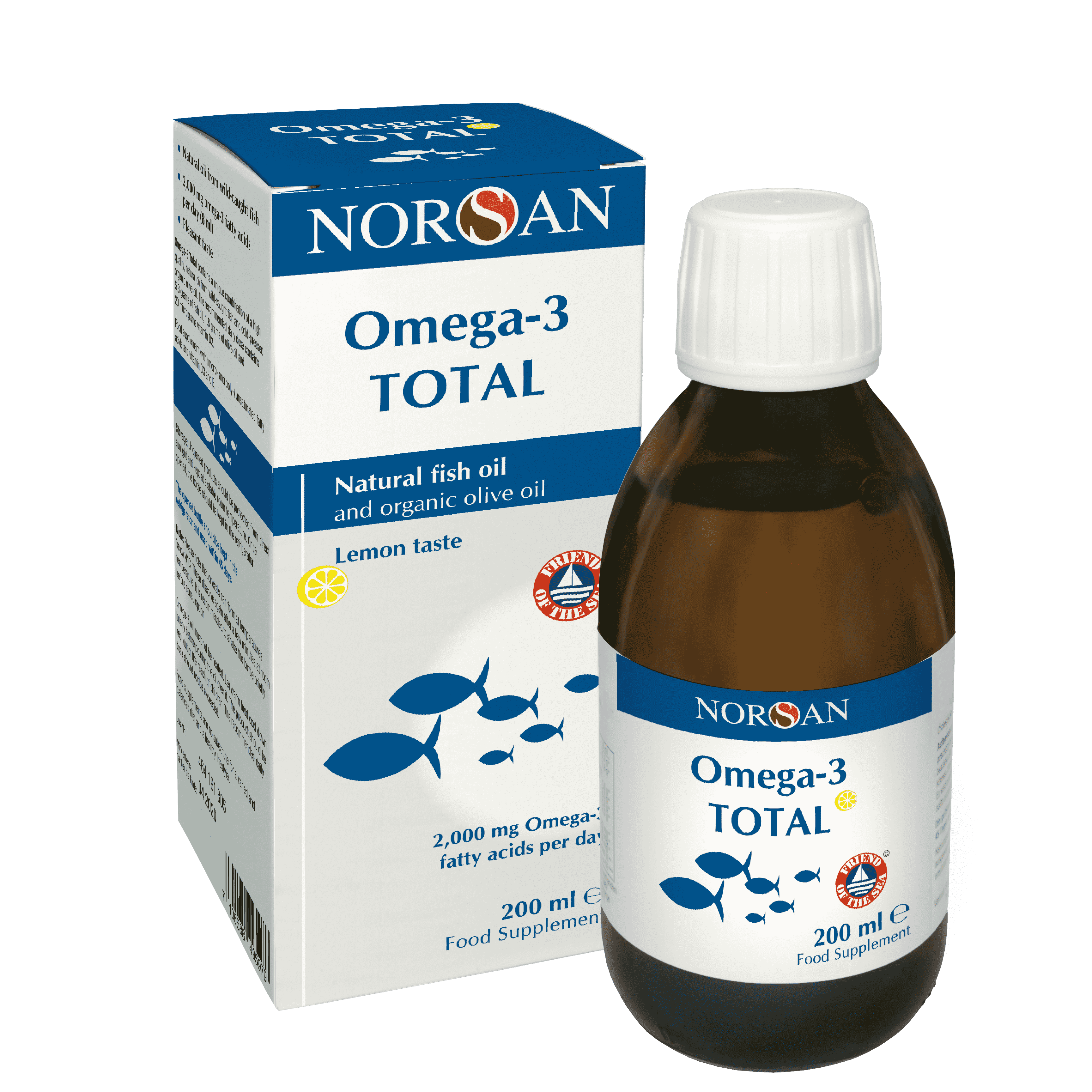 Omega-3 Total Citroen 200 ml Norsan